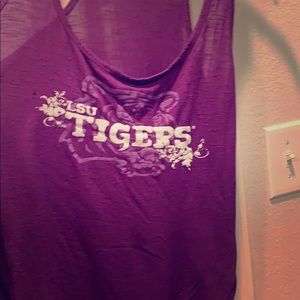 LSU Tigers Purple Tank Top
